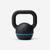 Kettlebell en fonte et base caoutchouc 8 kg, composé à 80 % de fonte recyclée