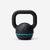 Kettlebell en fonte et base caoutchouc - 8 kg