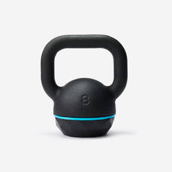 Cast Iron Kettlebell with Rubber Base 8 kg