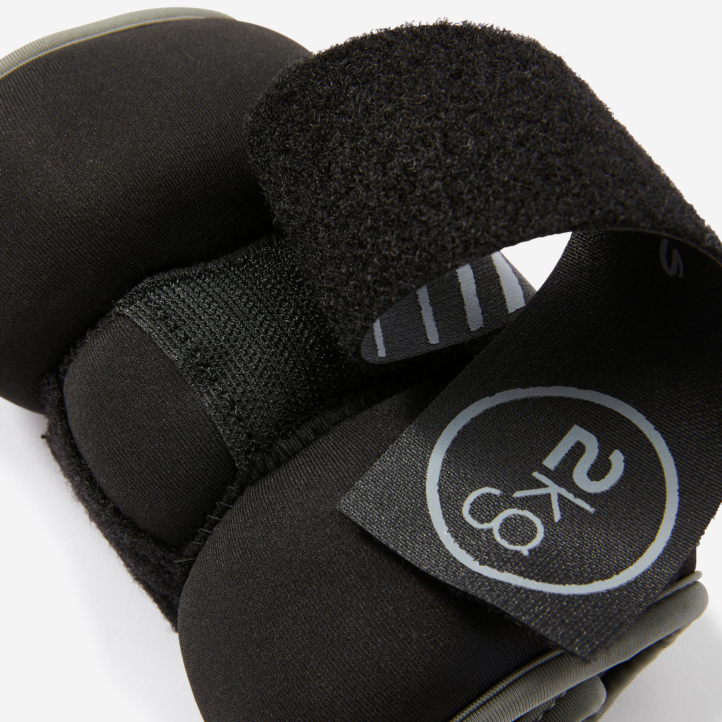 2 kg Wrist Ankle Weights Twin Pack Grey