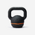 Kettlebell en fonte et base caoutchouc 16 kg, composé à 80 % de fonte recyclée