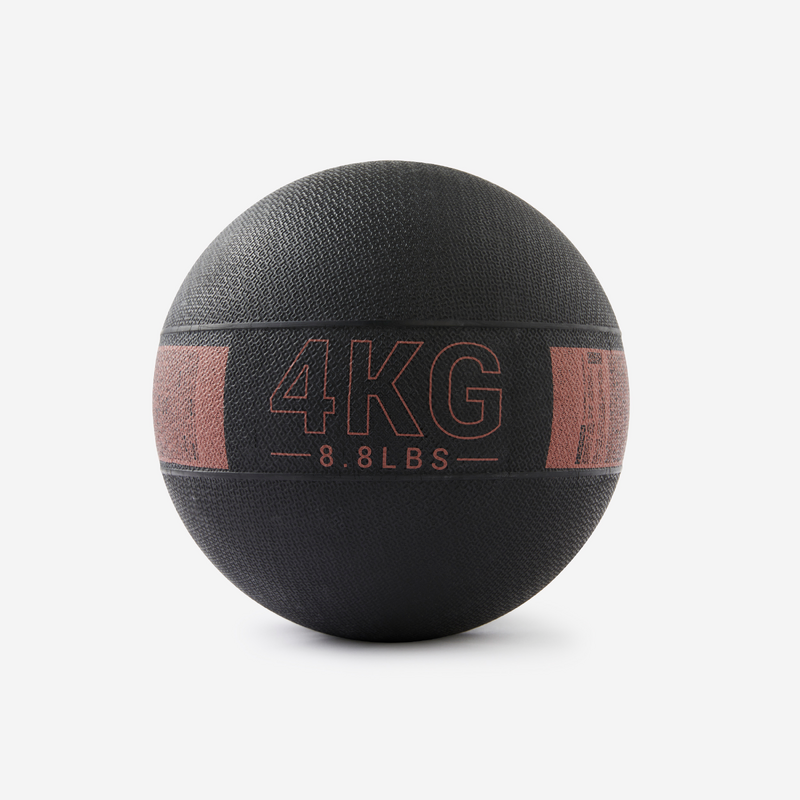 VirtuFit Medicball Pro Ballon médical en caoutchouc Noir 4 kg VirtuFit Medicball Pro Ballon médical en caoutchouc Noir 4 kg