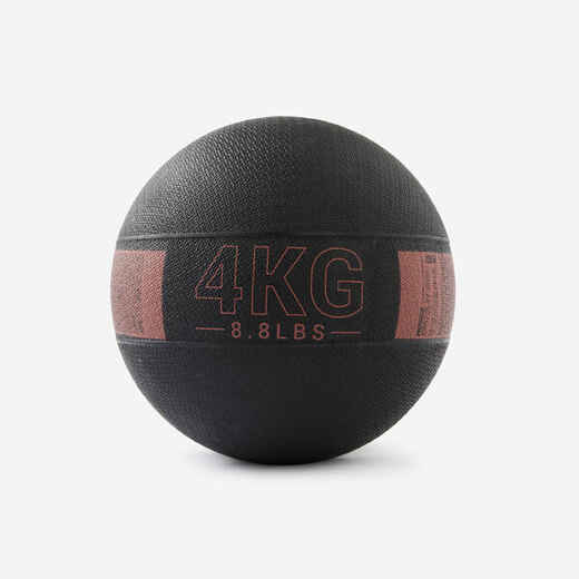 
      MEDECINE BALL 4kg - NOIR
  