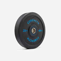 Weightlifting Bumper Disc 20 kg - Inner Diameter 50 mm