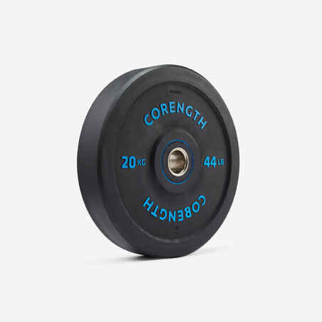 Weightlifting Bumper Disc 20 kg - Inner Diameter 50 mm