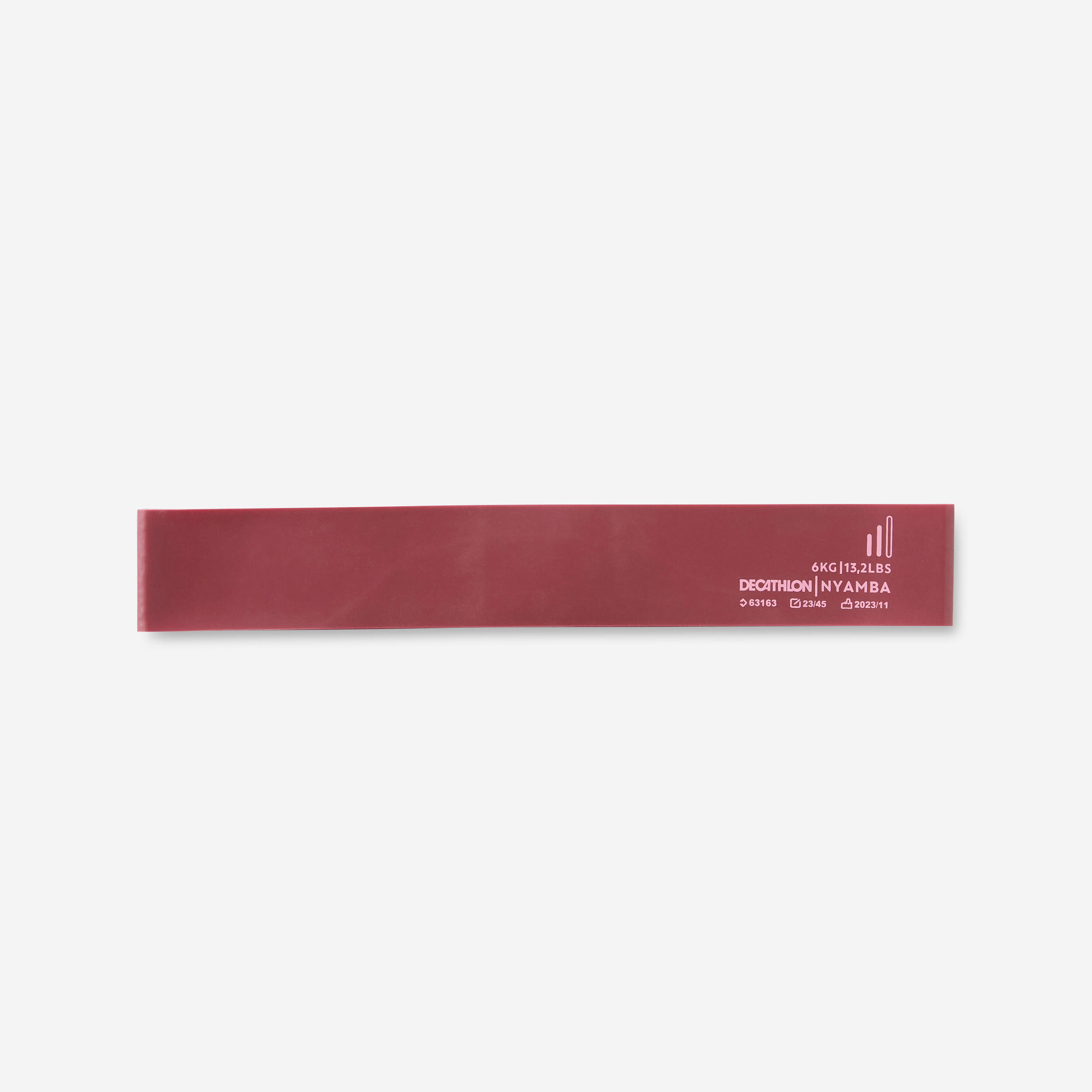 DOMYOS Rubber Elastic for Glutes - Medium, Purple
