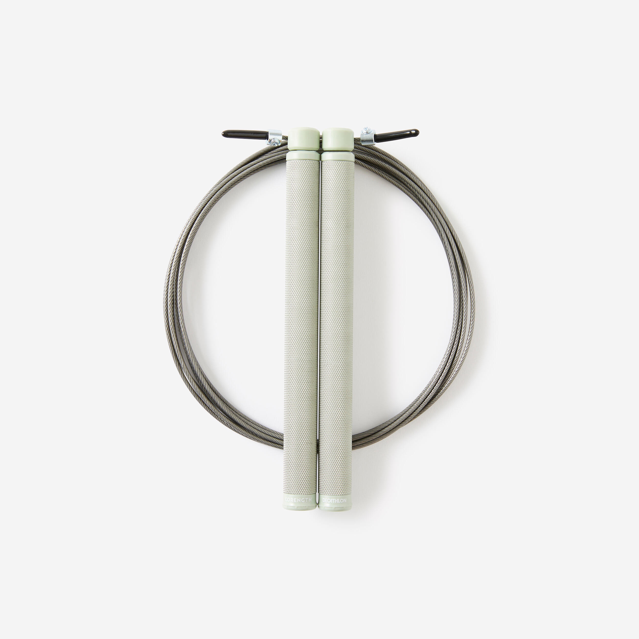 Corde à Sauter Réglable PVC - Compteur Précis - Poignées Antidérapantes - Verte