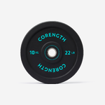 Disque bumper d&#039;haltérophilie 10 kg, diamètre intérieur 50 mm