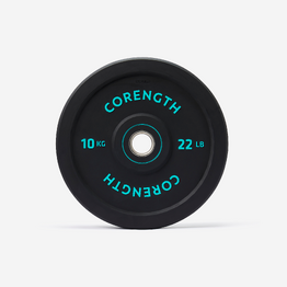 Disque bumper d&#039;haltérophilie 10 kg, diamètre intérieur 50 mm
