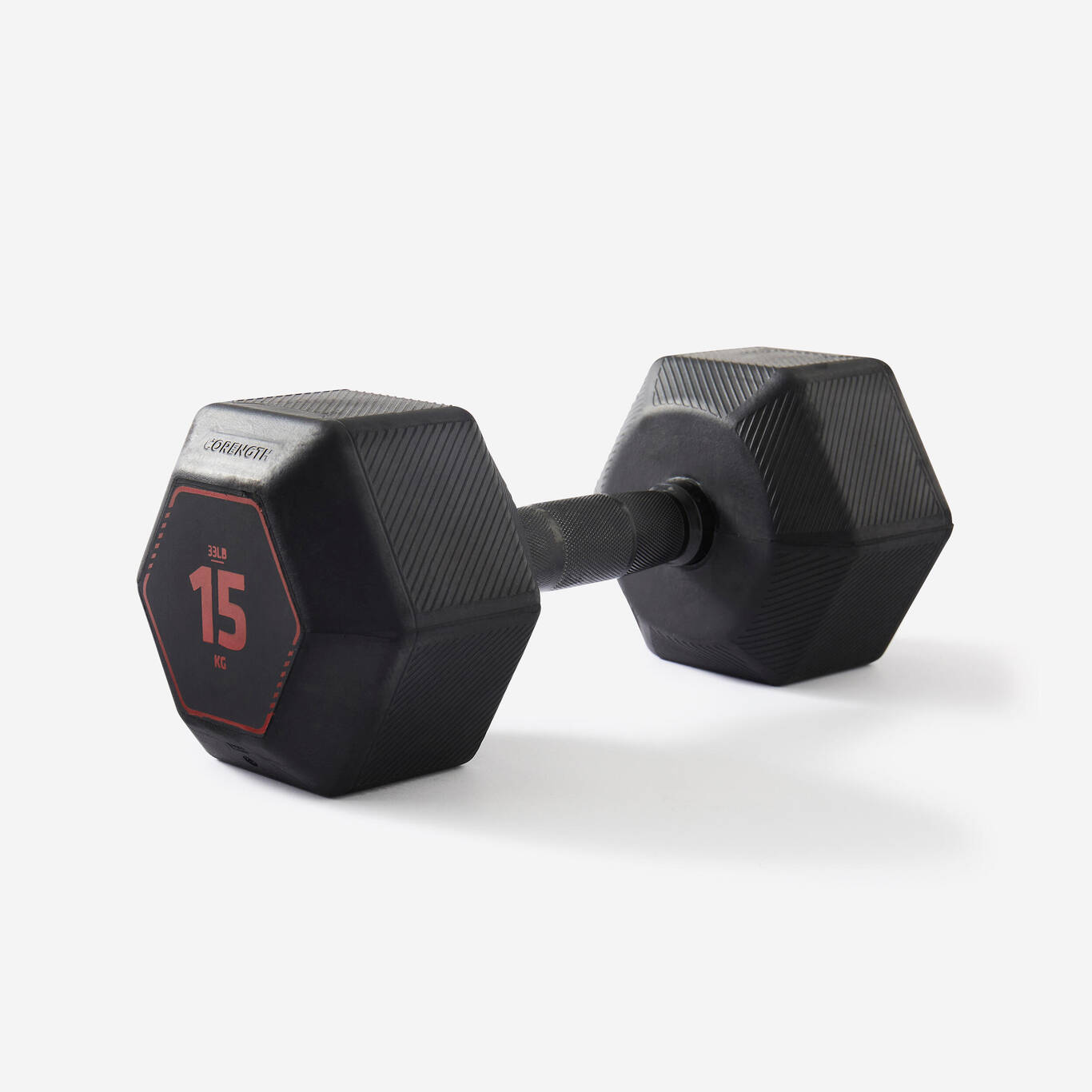 ដុំដែកHex Dumbbell Cross Training 15 គក ខ្មៅ