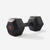 Haltères de cross training et musculation 15 kg - dumbbell hexagonale noire