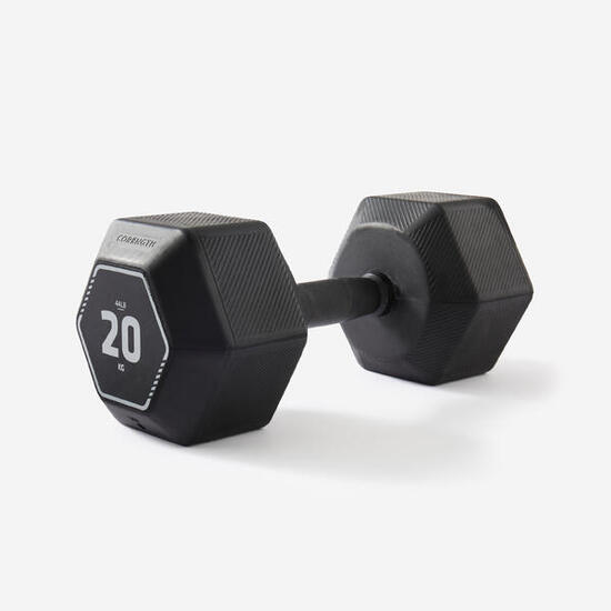 Manubrio palestra HEX DUMBBELL 20 kg