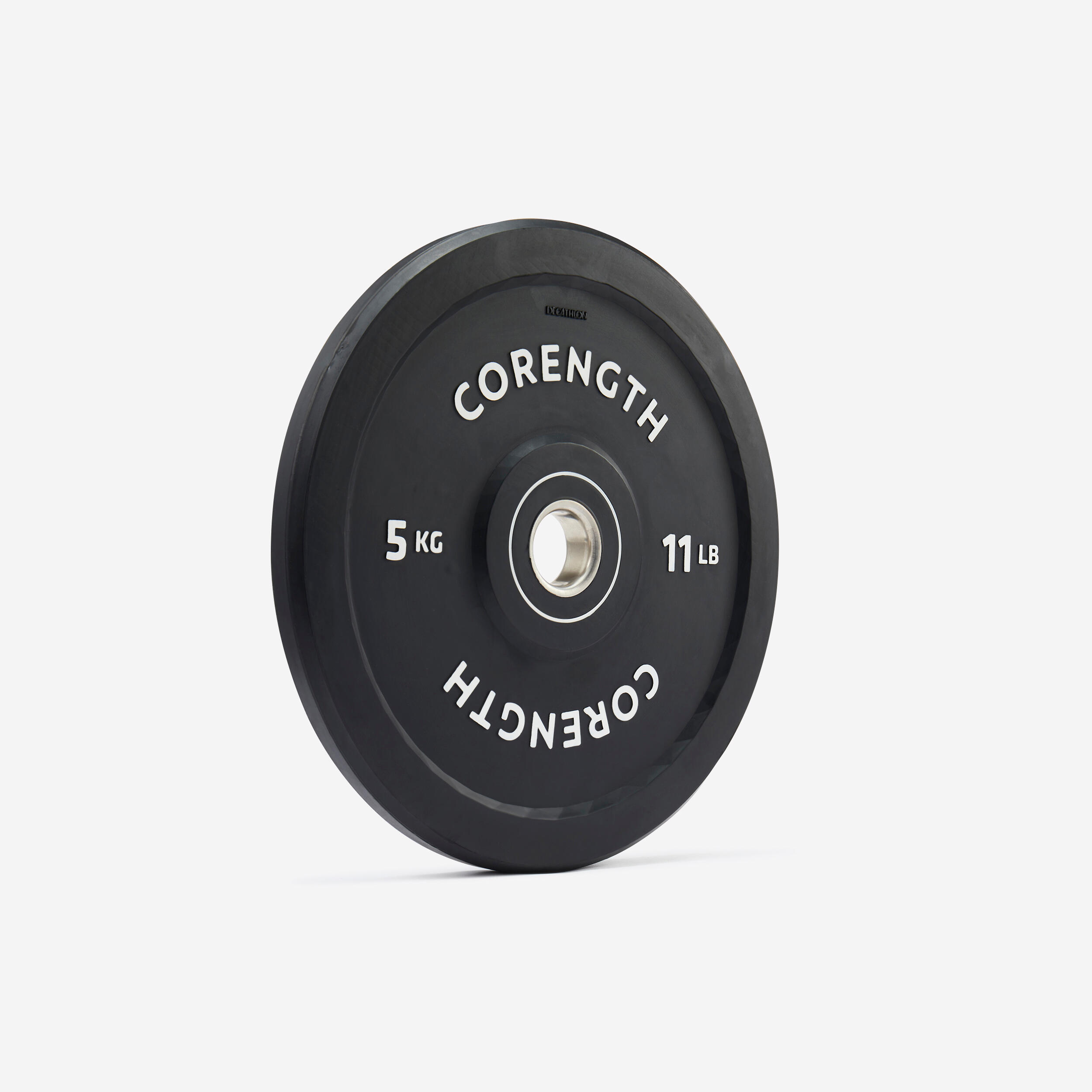 Weightlifting 5 kg Bumper Plate - Inner Diameter 50 mm - DOMYOS