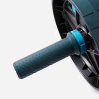 Weight Training Ab Wheel With or Without Elastic Band Support