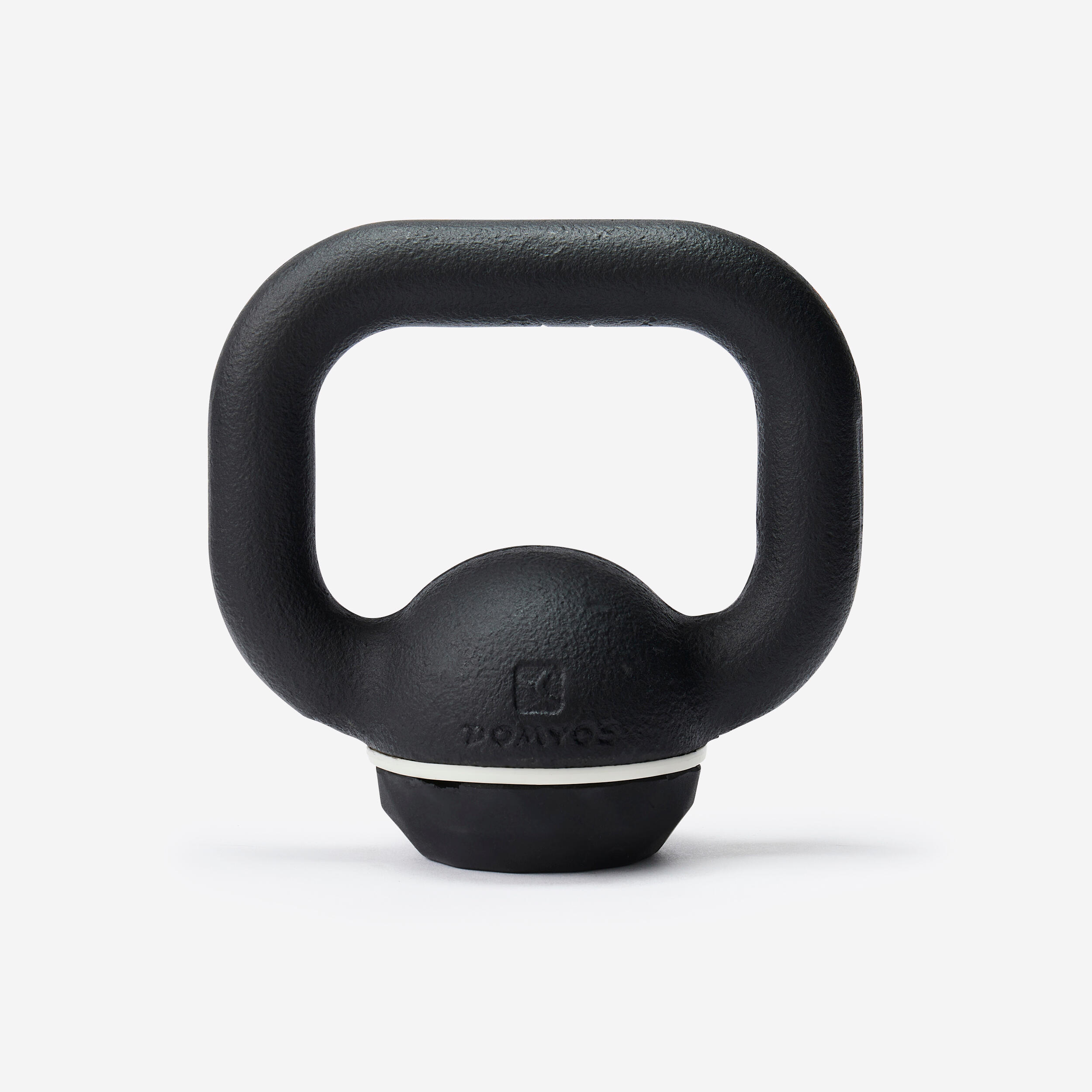 Kettlebell in ghisa con base in gomma - 4 kg