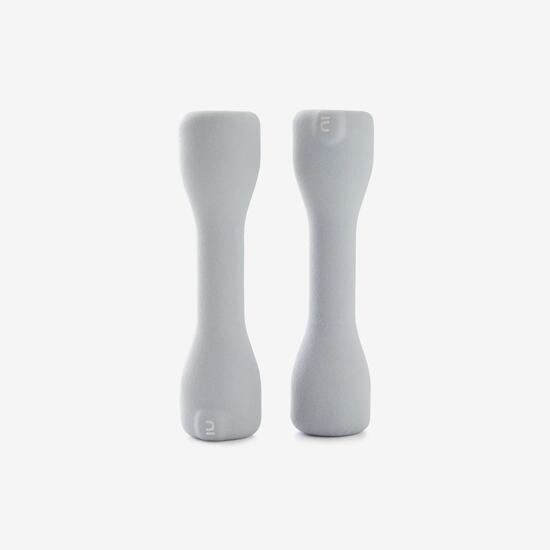 Manubri palestra EASY 2*3 Kg grigi