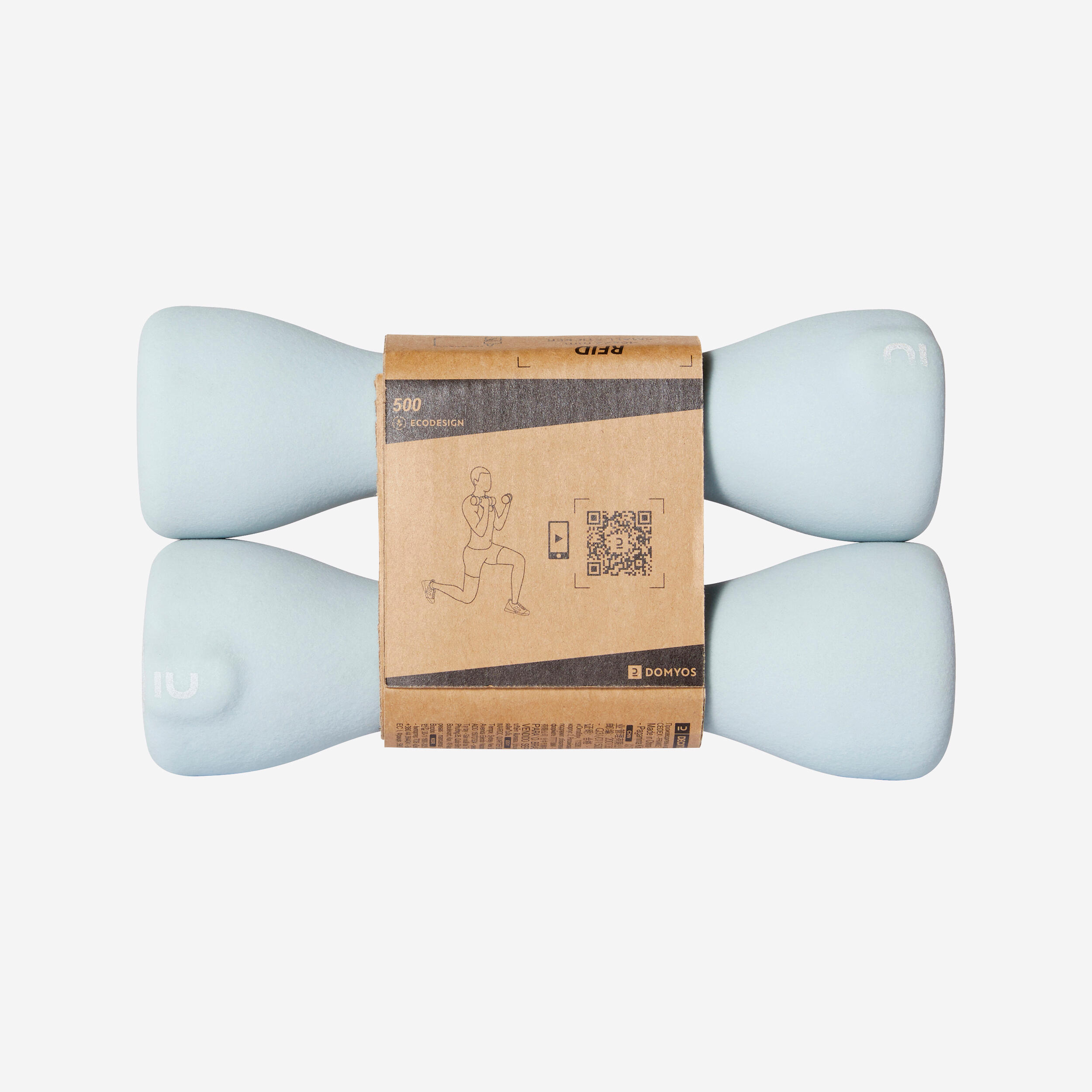 Fitness Dumbbells Easy Set of 2 x 2 kg - Blue 13/24