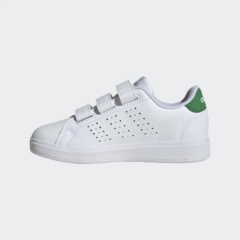 Scarpe da ginnastica ADIDAS bambino ADVANTAGE con strap bianco-verde