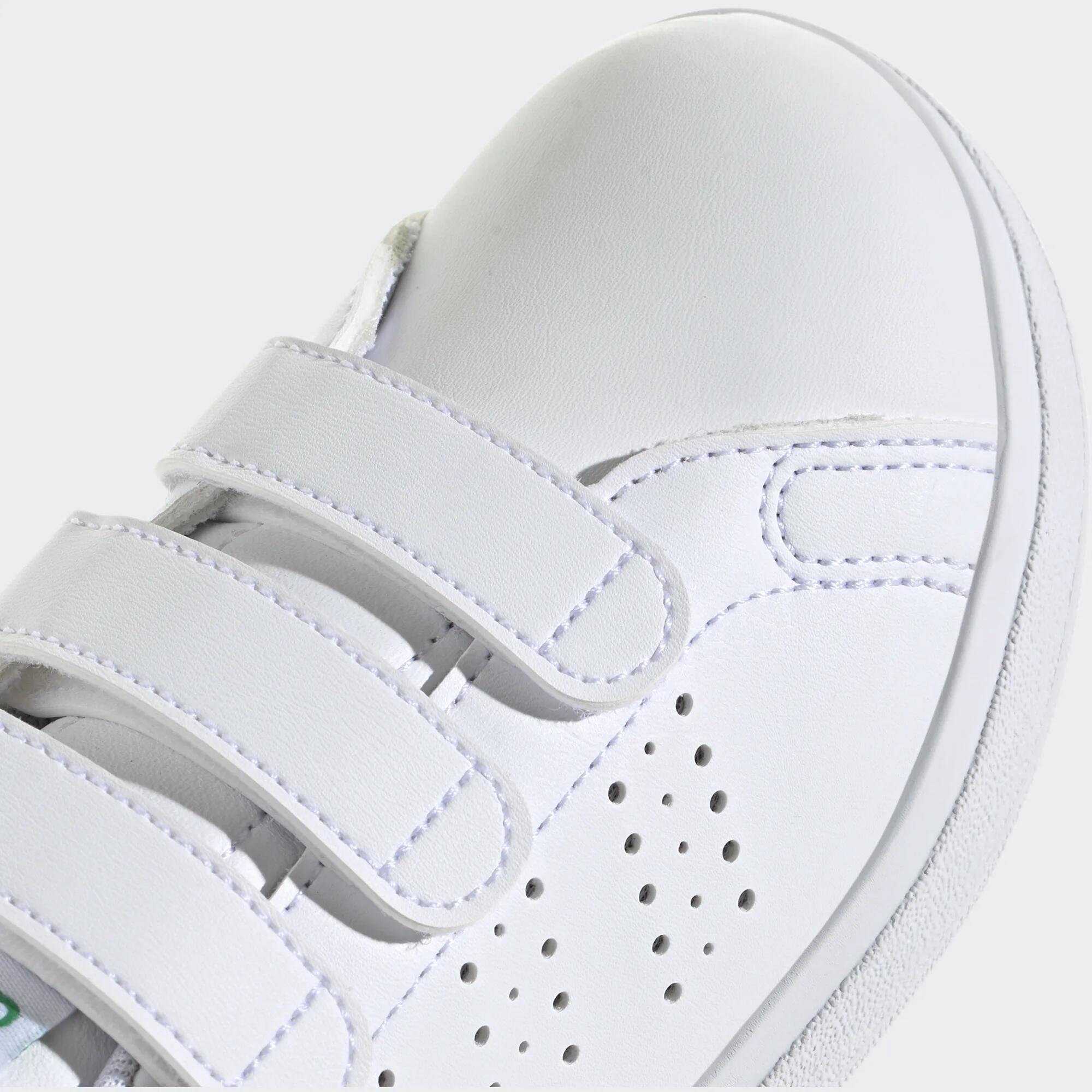 Scarpe da ginnastica ADIDAS bambino ADVANTAGE con strap bianco-verde 3/6
