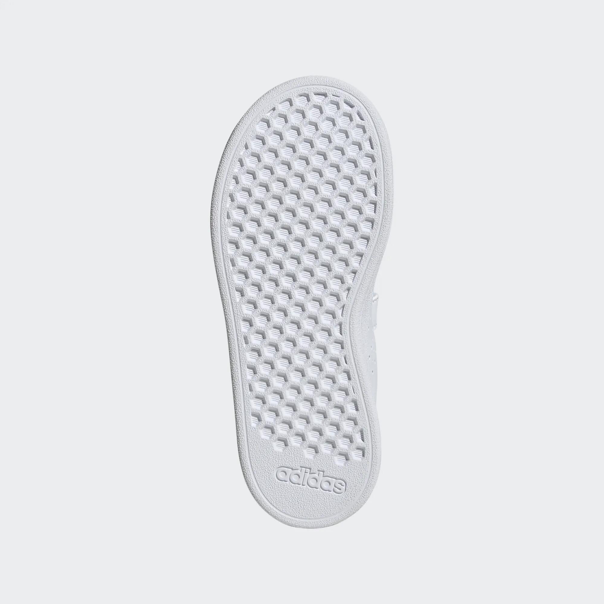 Scarpe da ginnastica ADIDAS bambino ADVANTAGE con strap bianco-verde 4/6