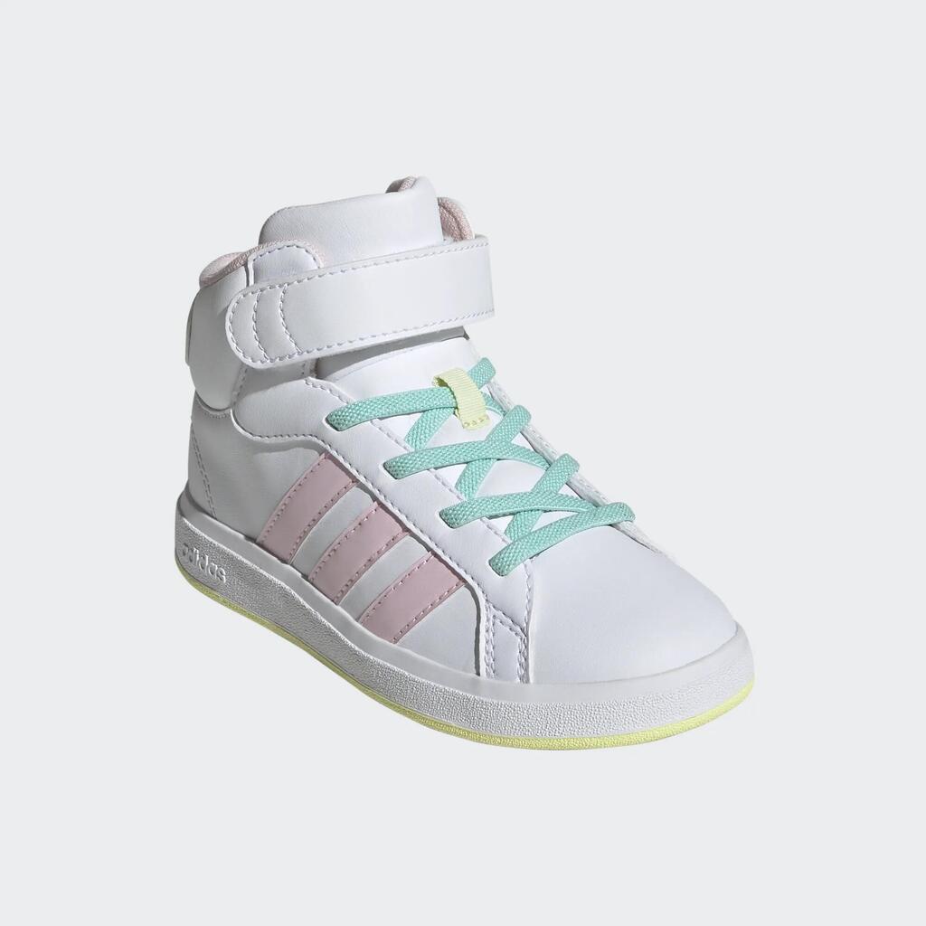 ADIDAS Turnschuhe Kinder halbhoch - Grand Court Mid rosa 