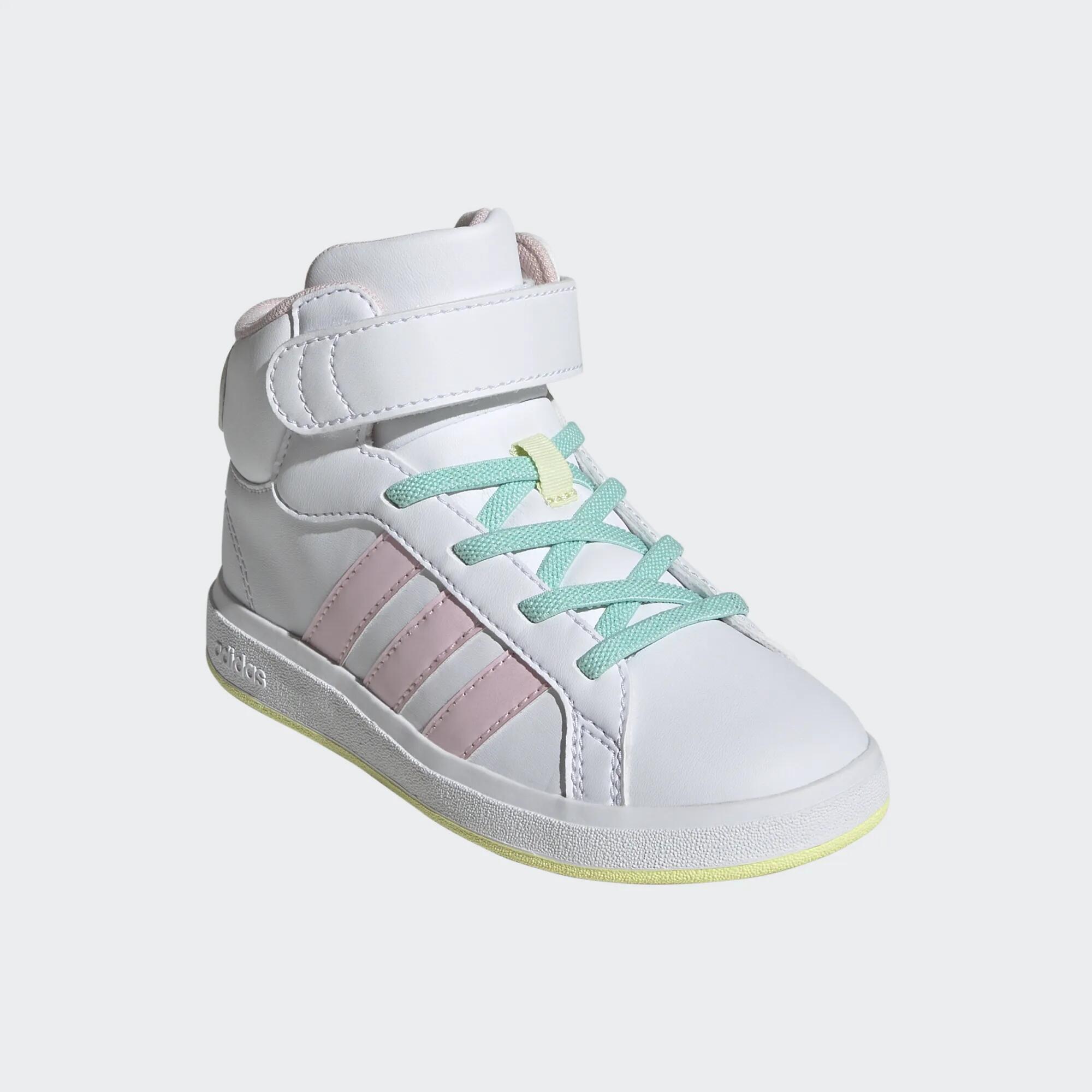 Seconde vie - Chaussure adidas GRAND COURT MID enfant - rose 2/6