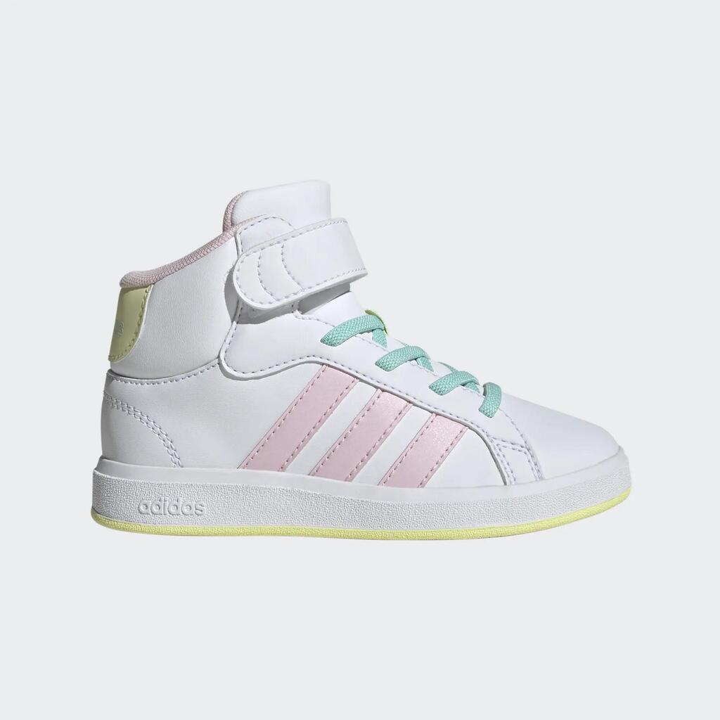 ADIDAS Turnschuhe Kinder halbhoch - Grand Court Mid rosa 