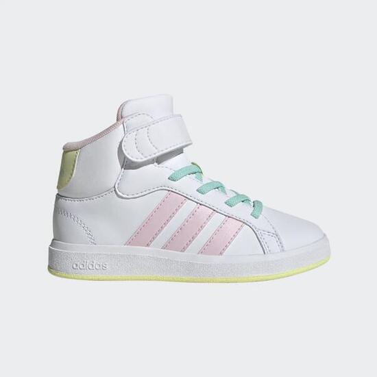 Zapatillas Adidas Grand Court Mid Niños Rosa