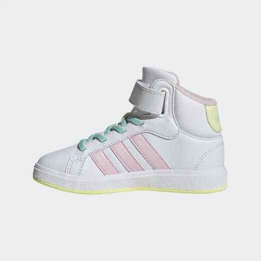 
      ADIDAS Turnschuhe Kinder halbhoch - Grand Court Mid rosa 
  