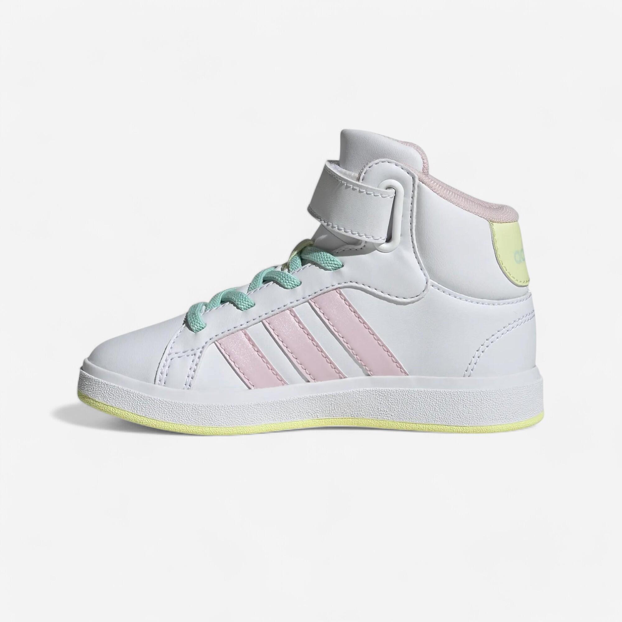 Chaussure adidas GRAND COURT MID enfant - rose - ADIDAS Chaussure adidas GRAND COURT MID enfant - rose - ADIDAS