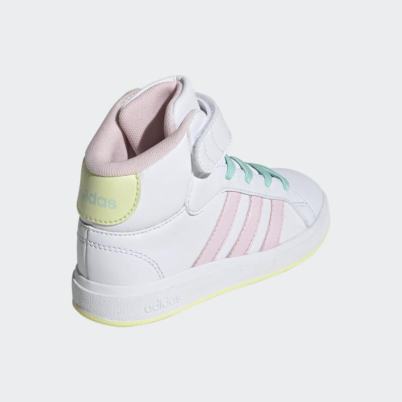 Chaussure adidas GRAND COURT MID enfant - rose