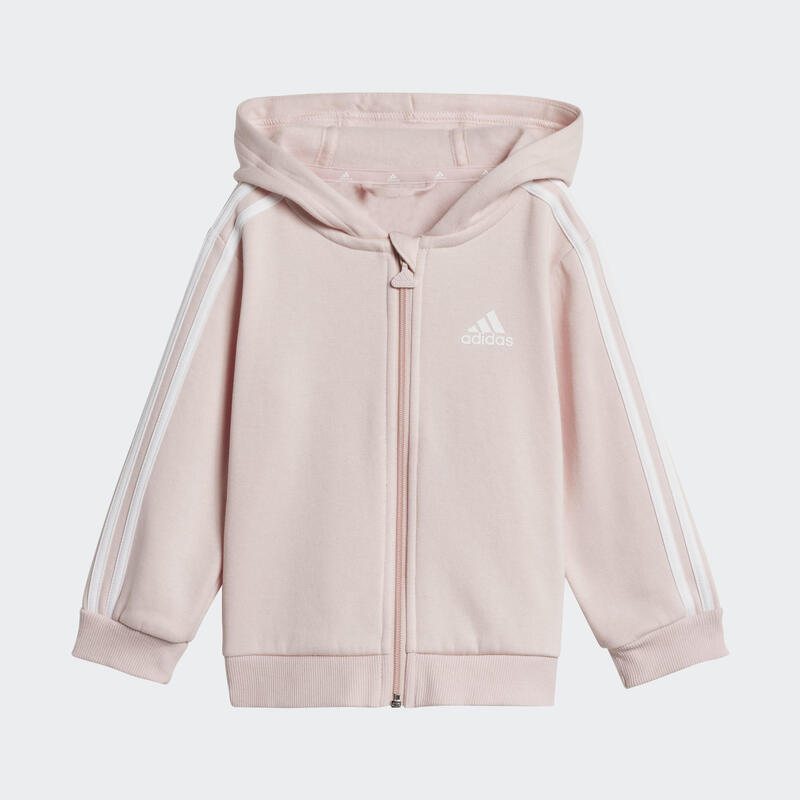 Tuta ADIDAS bambino ginnastica leggera 3 strisce rosa da 1 a 5/6 anni