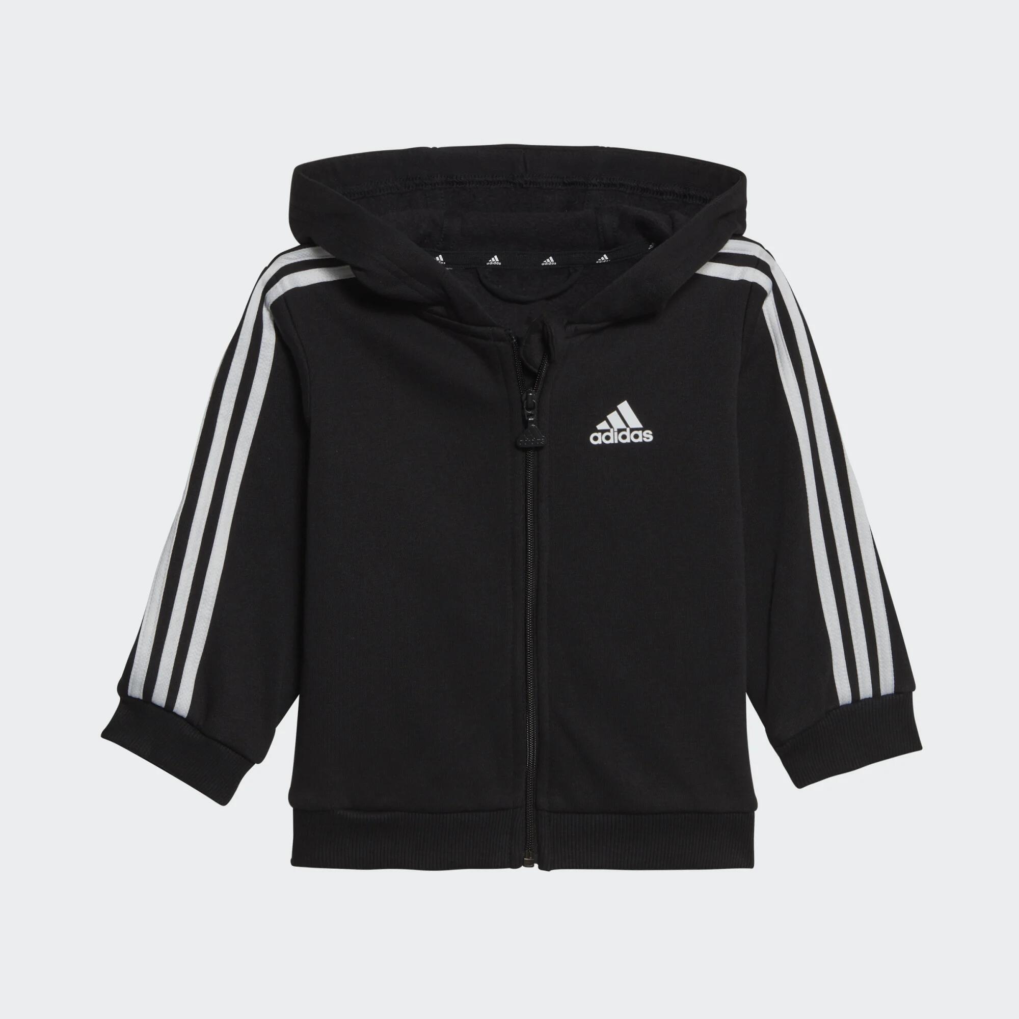 Adidas tuta da ginnastica a 3 strisce bambino - nero