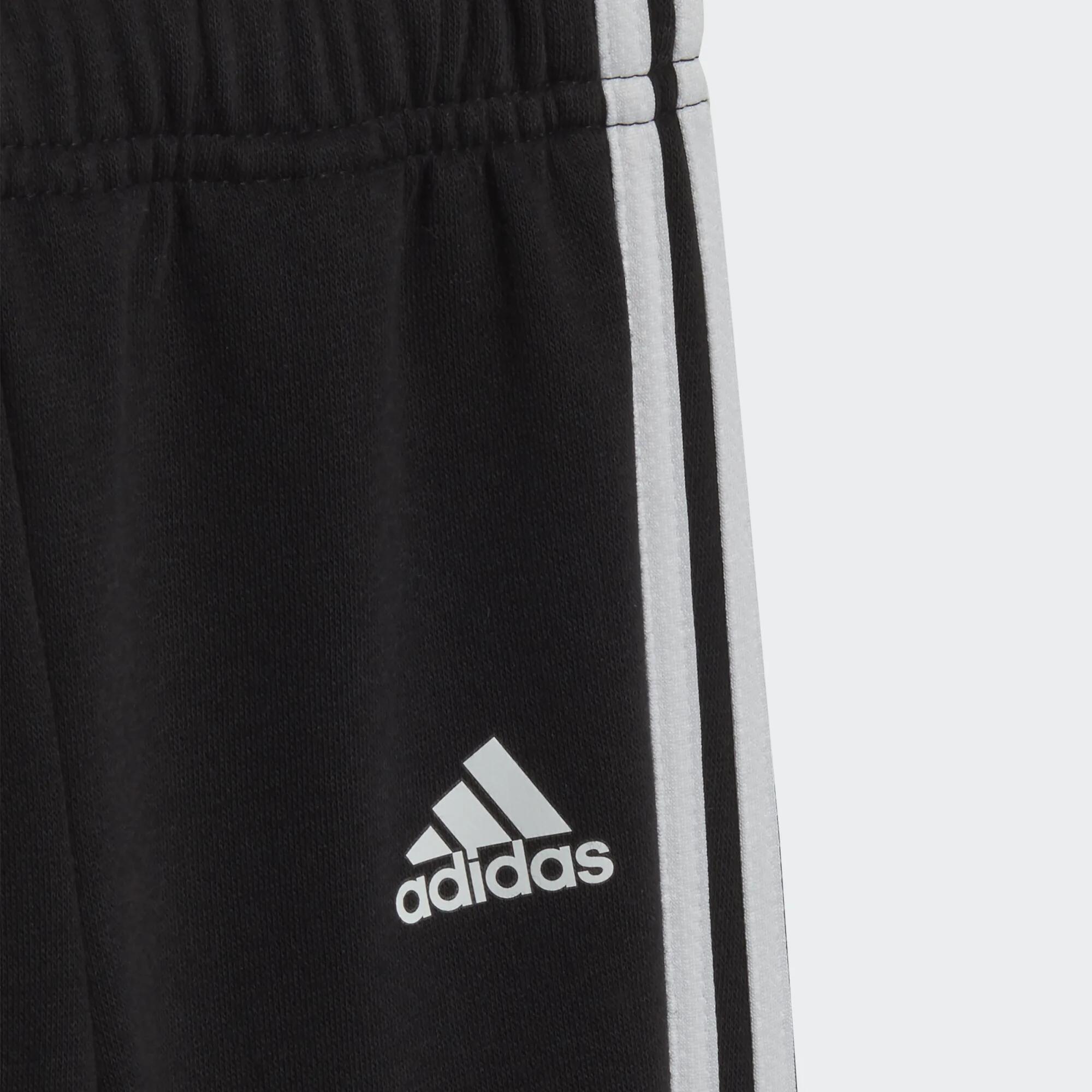 Adidas tuta da ginnastica a 3 strisce bambino - nero