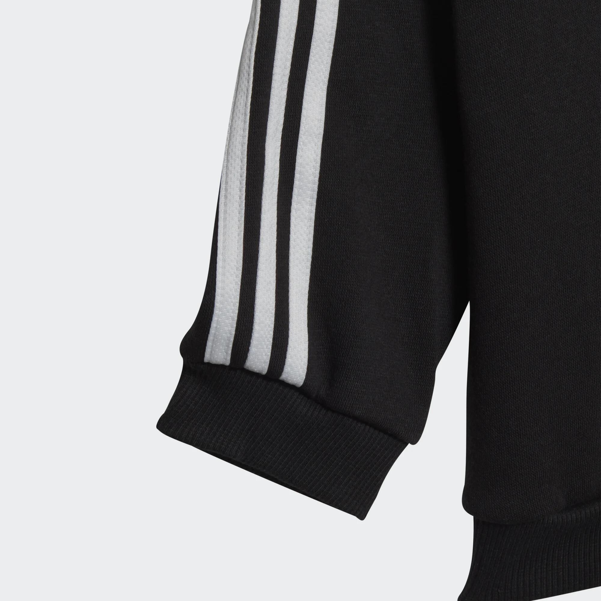 Adidas tuta da ginnastica a 3 strisce bambino - nero