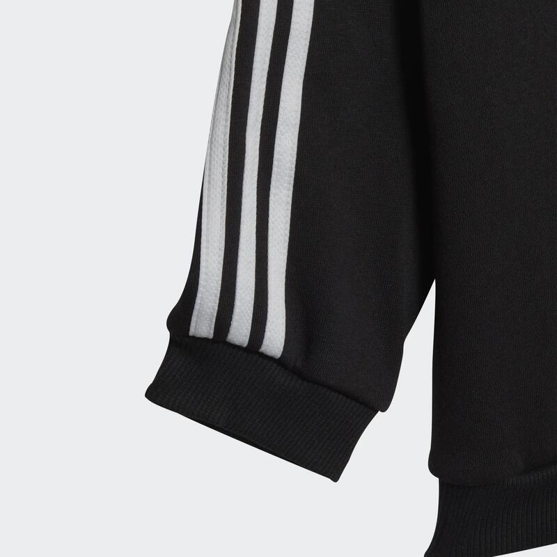 Tuta ADIDAS bambino ginnastica leggera 3 strisce nera da 1 a 5/6 anni