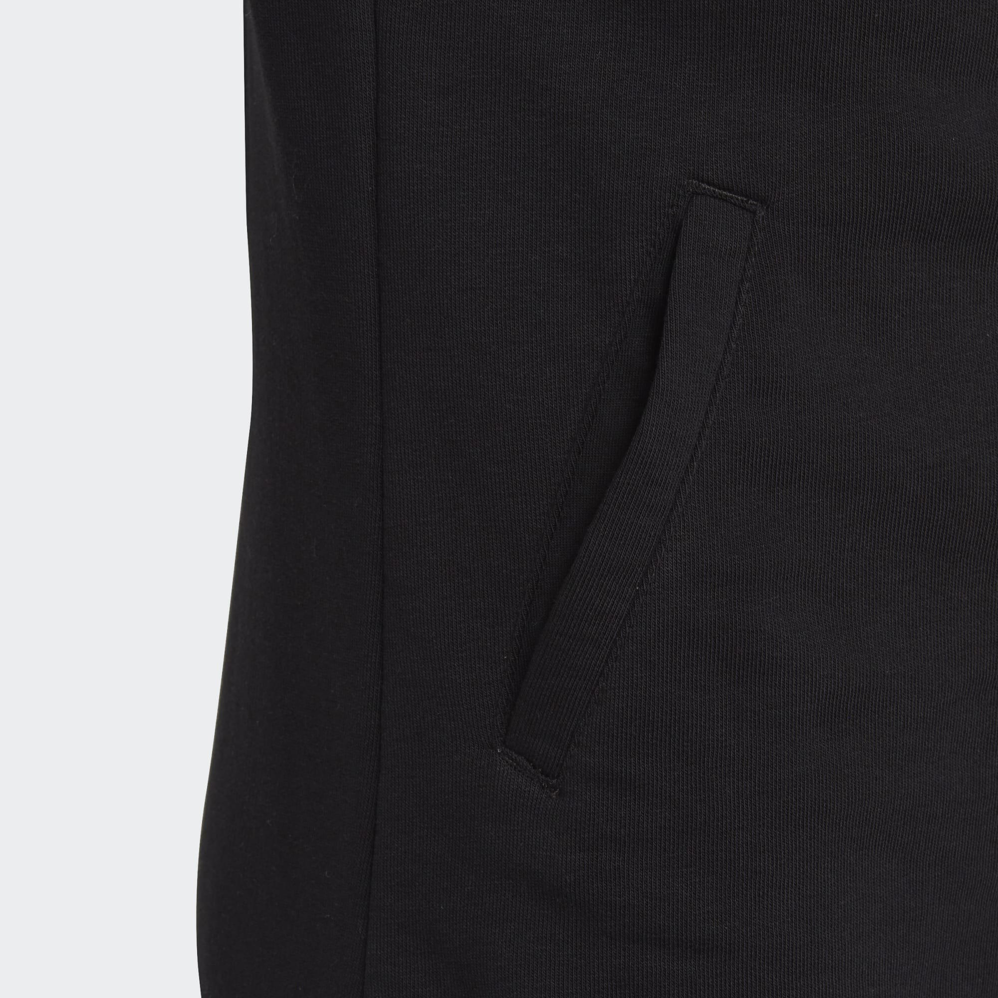 Sweat zippé 3 bandes Adidas fille - noir 4/10