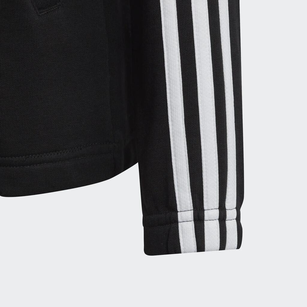 Dievčenská mikina na zips Adidas čierna