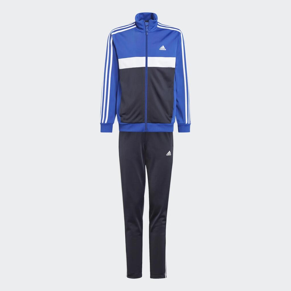 Kids' 3-Stripe Tracksuit - Black/Blue