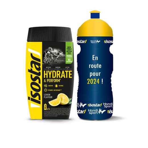 
      Gėrimo milteliai „Hydrate & Perform“, 560 g citrinų + 1l butelis
  