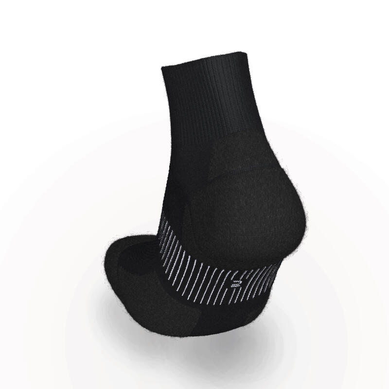 ECO-DESIGN RUN900 MID FINE RUNNING SOCKS - BLACK