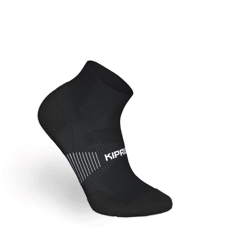 ECO-DESIGN RUN900 MID FINE RUNNING SOCKS - BLACK