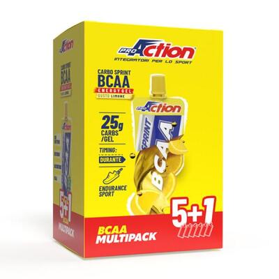 Gel Energetico Carbo Sprint BCAA Limone x6 Proaction