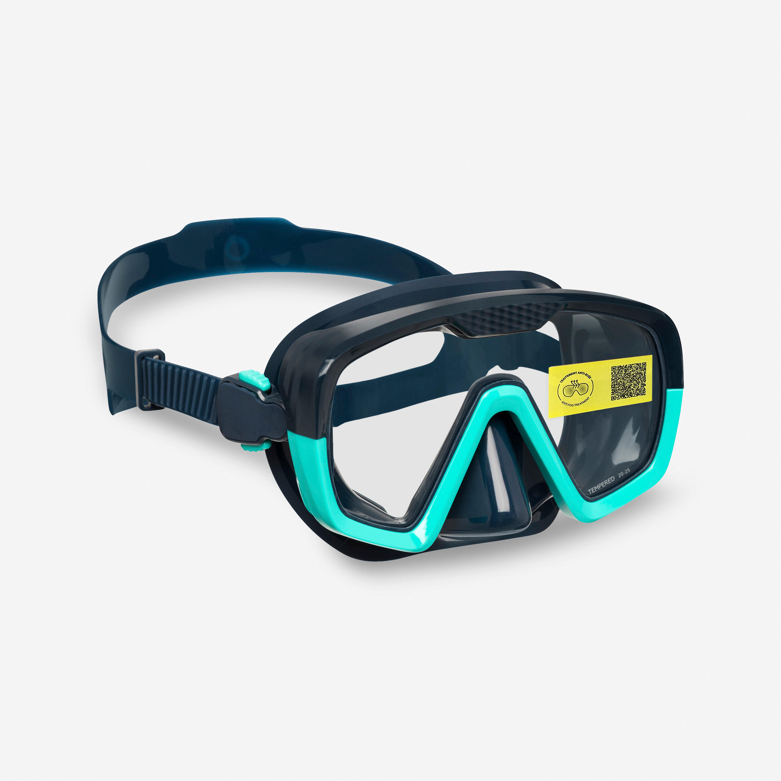 Scuba diving mask - 100 SCD Bicolor Anti-fog