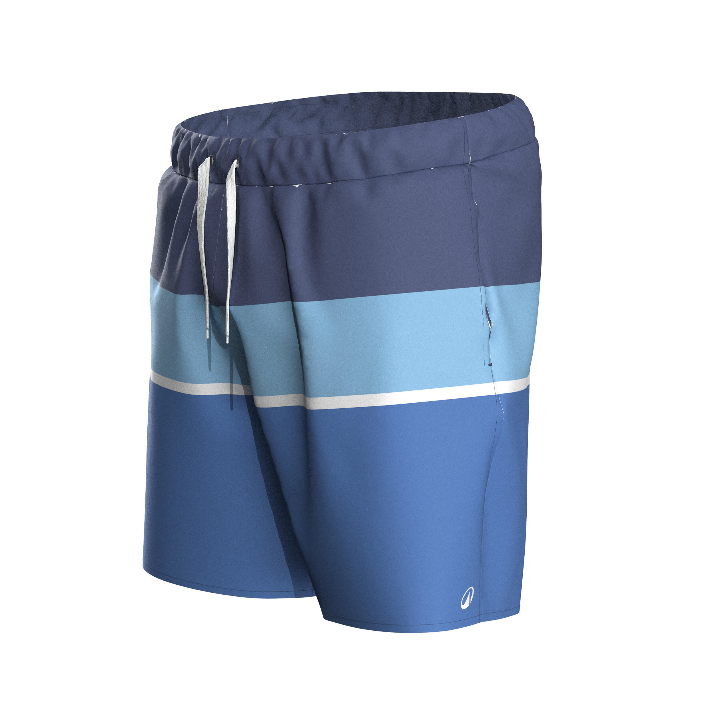 OLAIAN Boardshorts Herren kurz 100 Strippy 15" blau