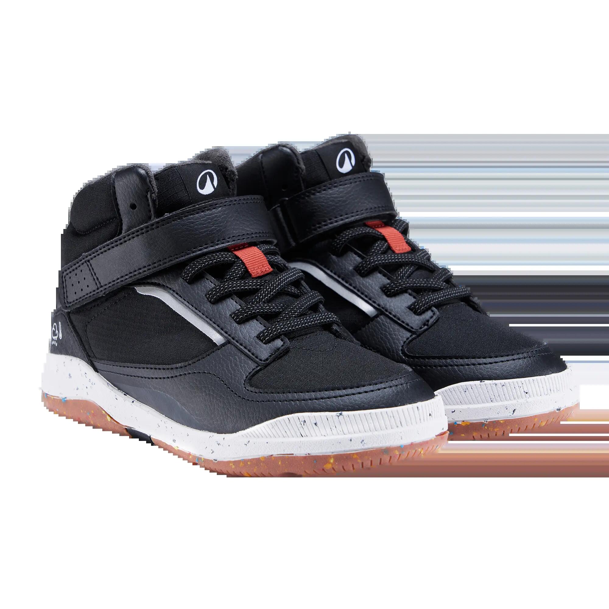 Încălțăminte sport cu bandă cu arici, impermeabilă Playventure negru Copii 22/33
