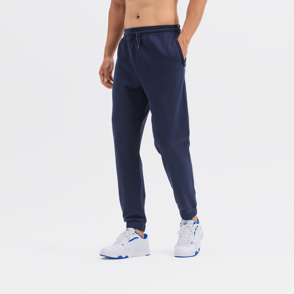 Pantalon d’Entraînement Zippé pour Homme 500 - Vert Kaki