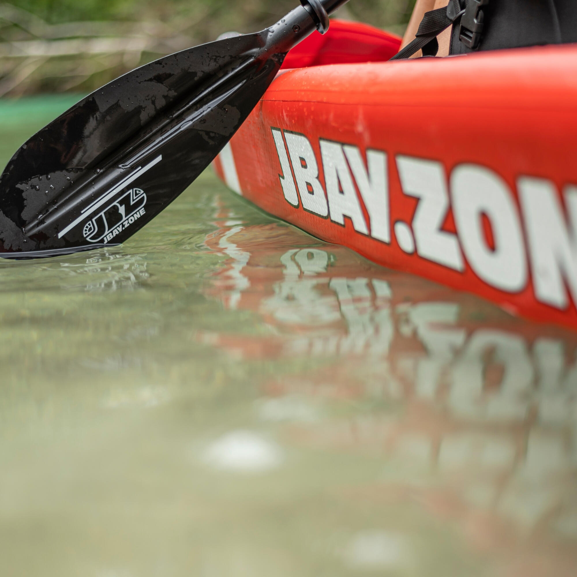 Kayak 425 gonfiabile 2 posti JBay con accessori 21/21