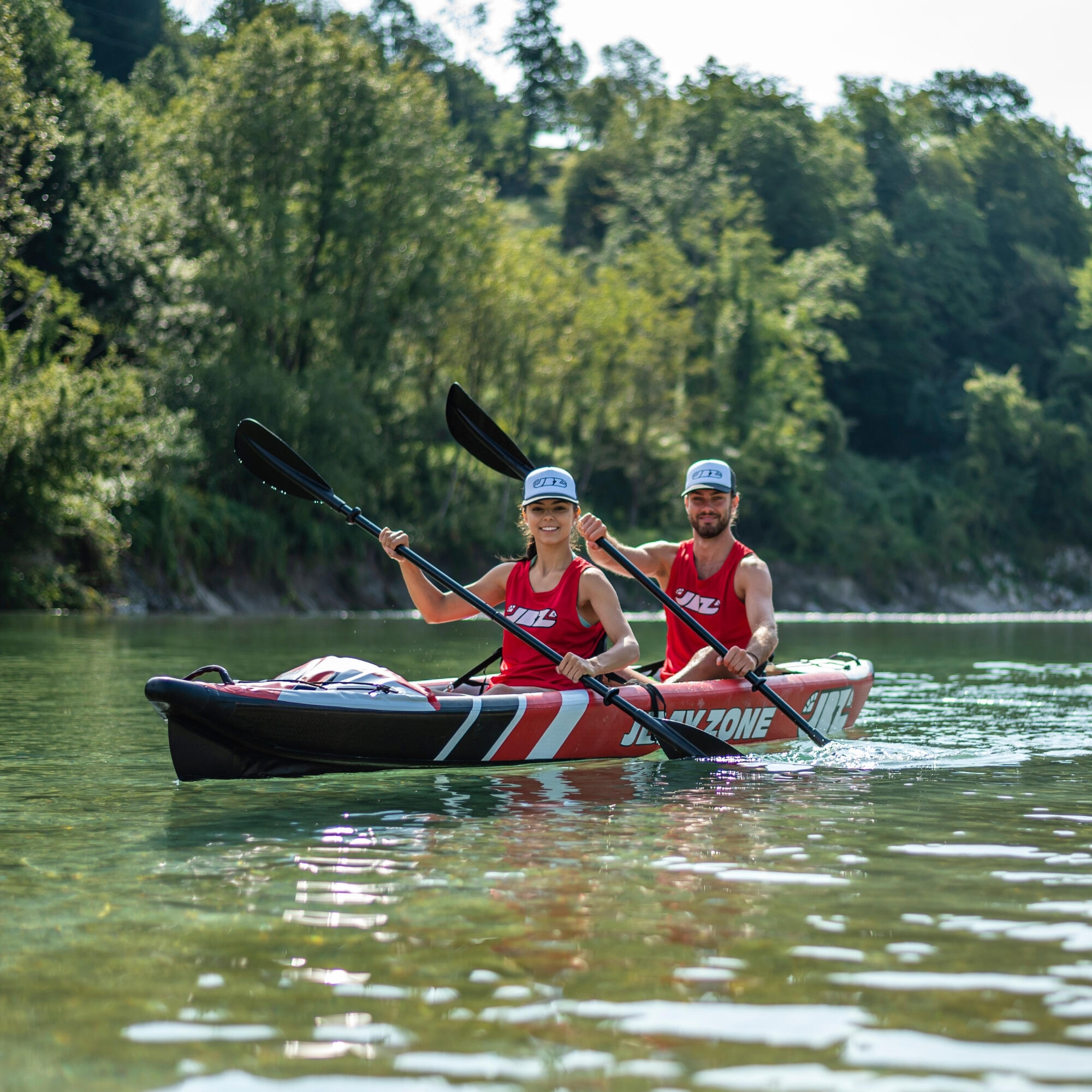 Kayak 425 gonfiabile 2 posti JBay con accessori 16/21