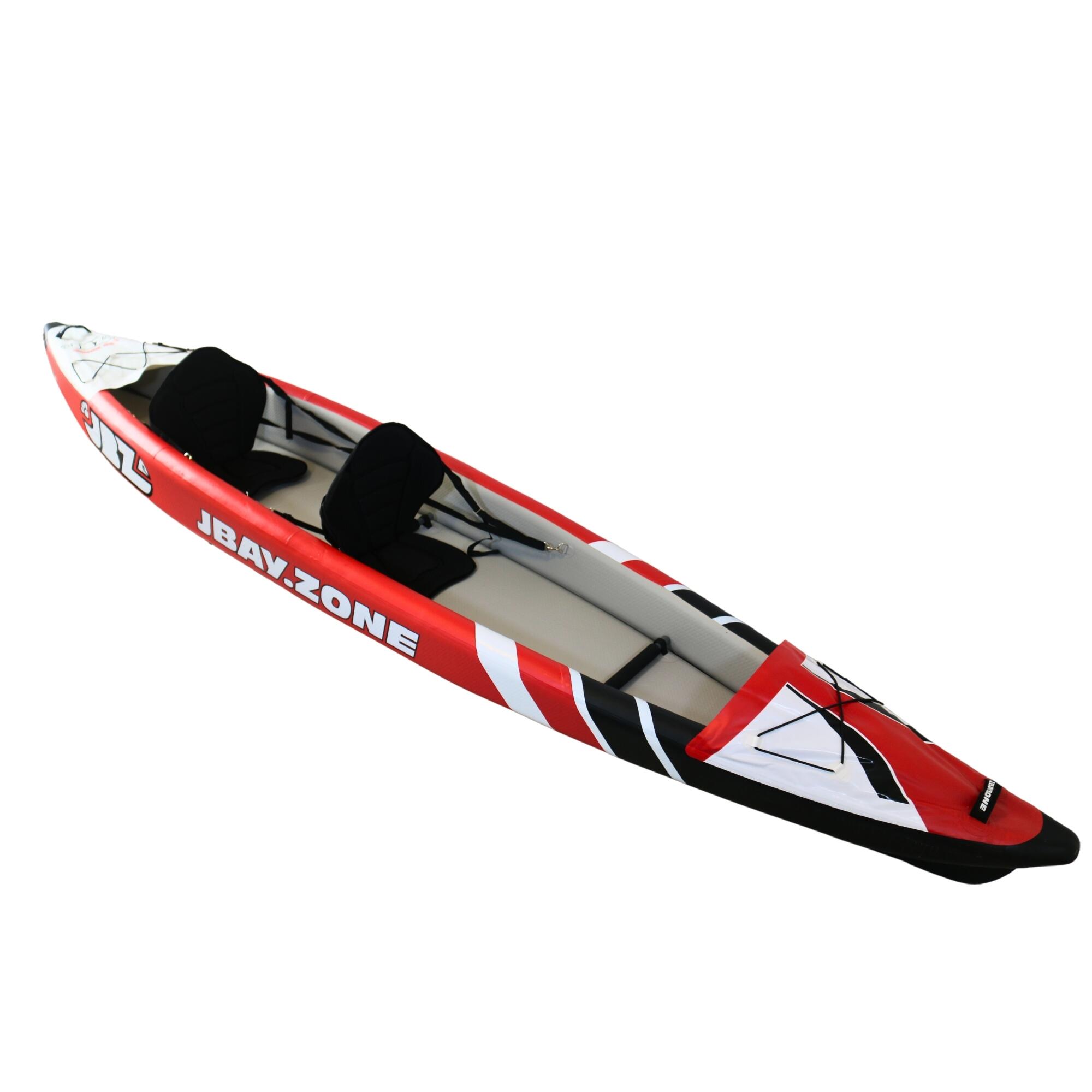Kayak 425 gonfiabile 2 posti JBay con accessori 3/21